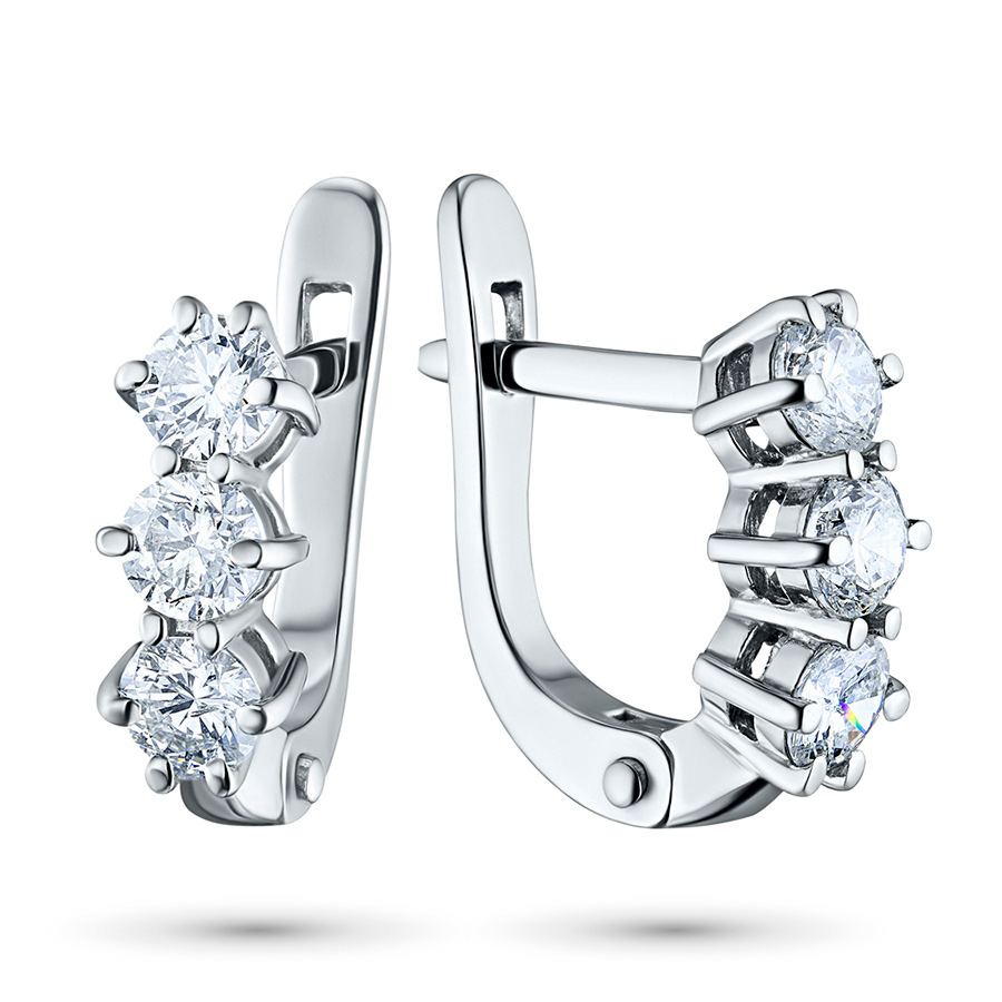 Серьги из серебра с гранатами э0606сг07070100