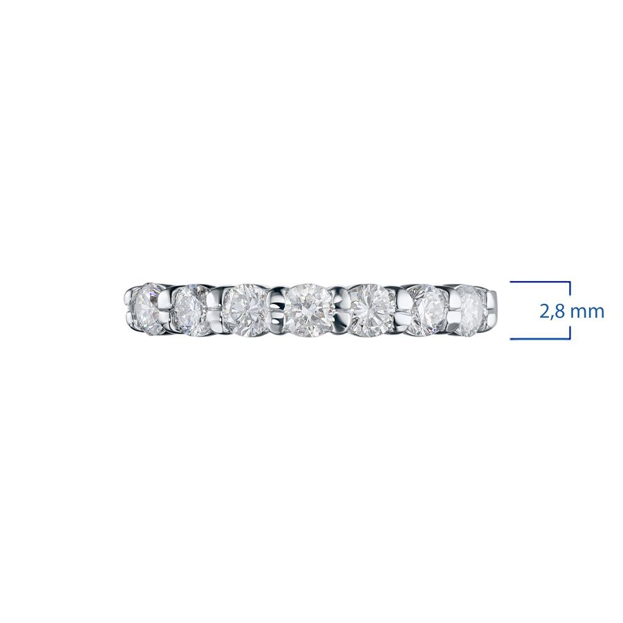 Кольцо из белого золота с бриллиантами э4701кц03142100 — фото 3