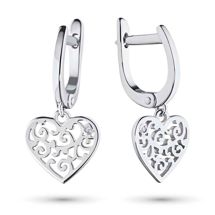 Серьги из серебра э0612сг07174400