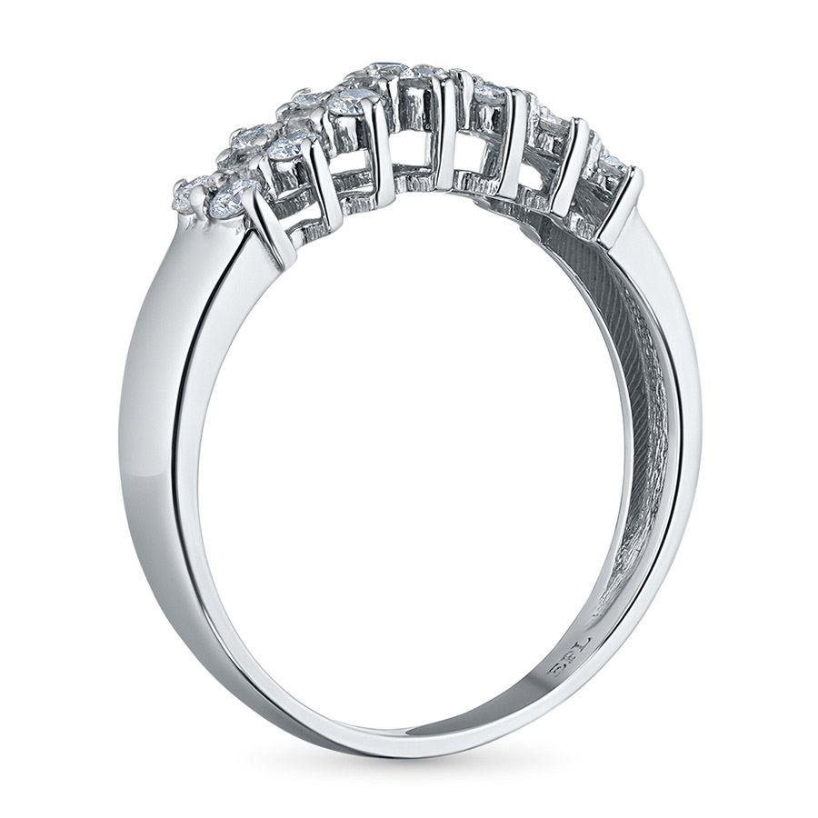 Классическое кольцо из белого золота с бриллиантами э4001кц02159600 — фото 4