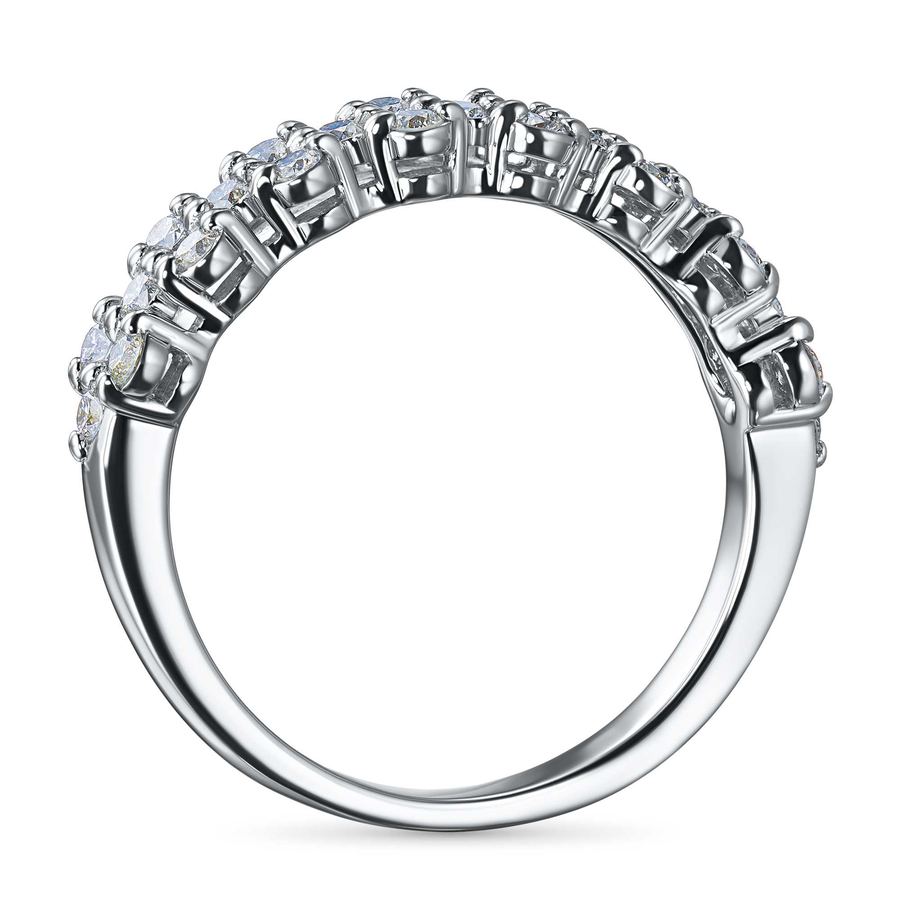 Классическое кольцо из белого золота с бриллиантами э4701кц08160900 — фото 4