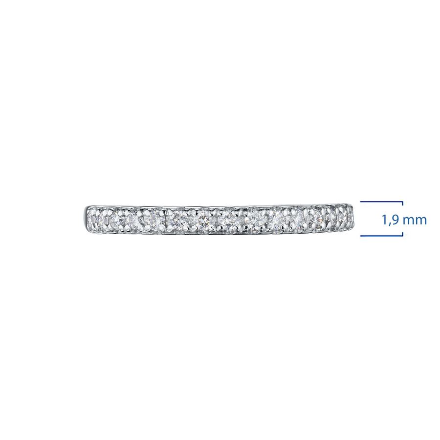 Кольцо из белого золота э4712кц03220909