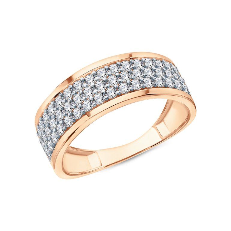 Серебряное кольцо с фианитами