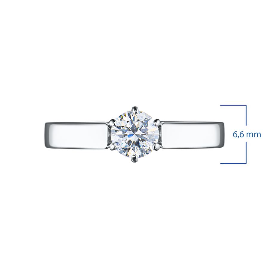 Помолвочное кольцо из белого золота э4012кц05166200_white — фото 7