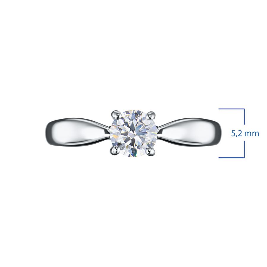 Помолвочное кольцо из белого золота э4712кц09210853_white — фото 3