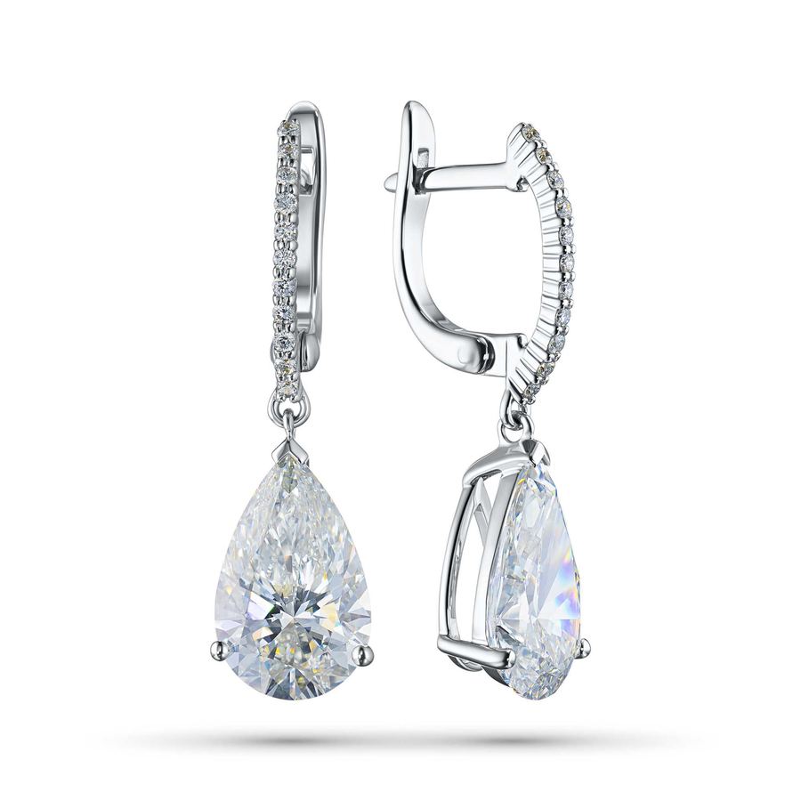 Серьги из белого золота э4712сг08231102