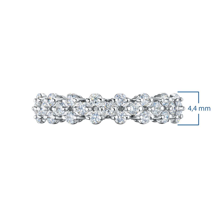 Классическое кольцо из белого золота э4712кц08160900_white — фото 3