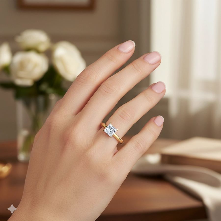 Классическое кольцо из желтого золота э0312кц10231151 — фото 4