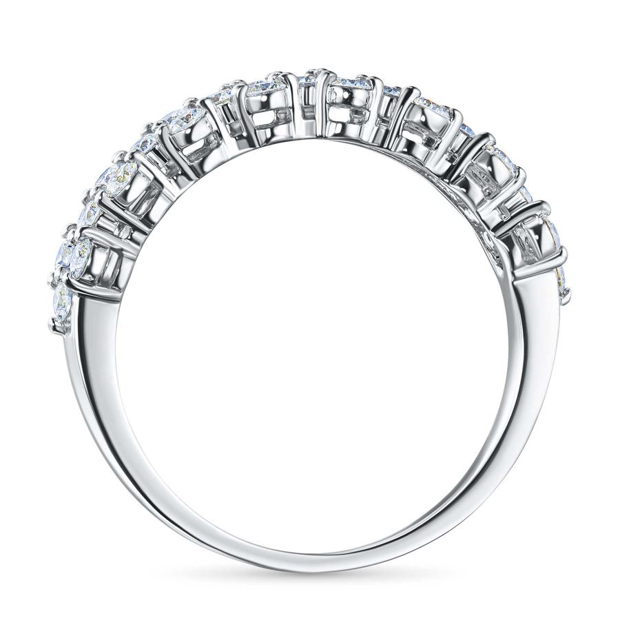 Классическое кольцо из белого золота э4712кц08160900_white — фото 8