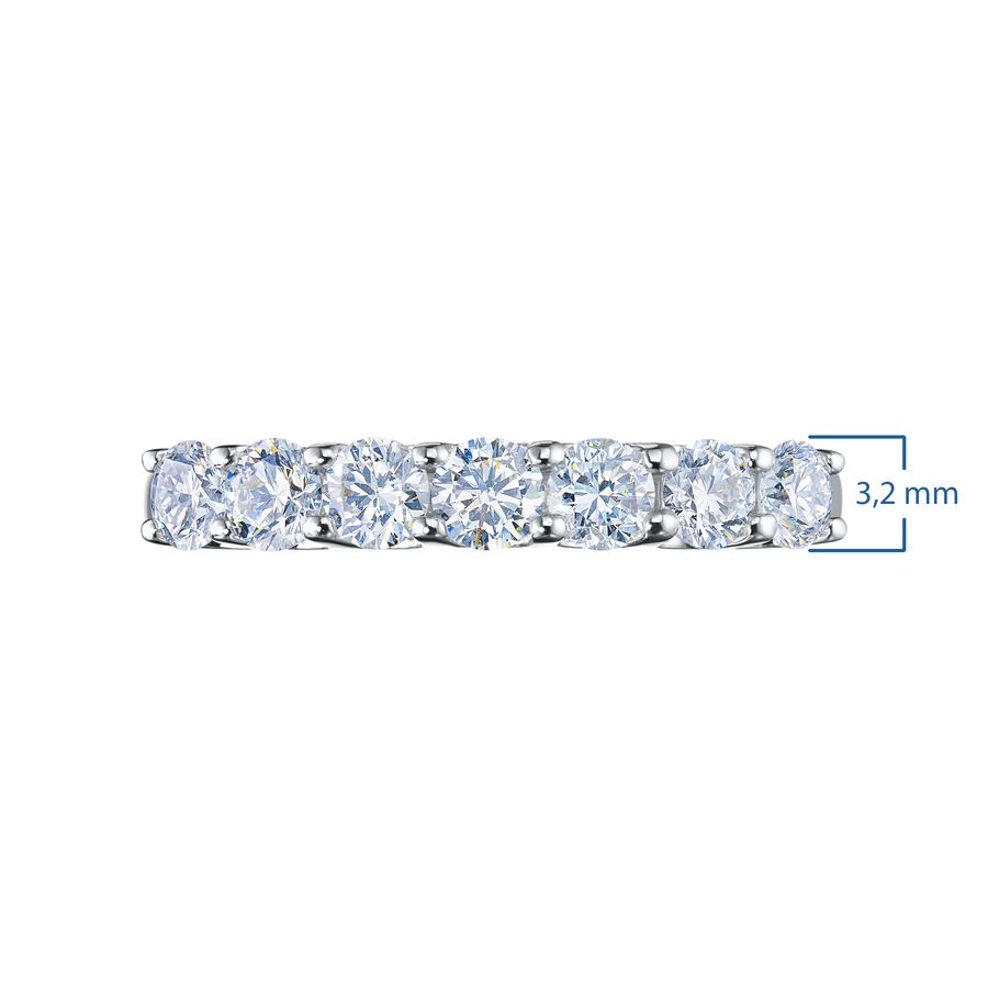 Классическое кольцо из белого золота э4712кц09200956_white — фото 2