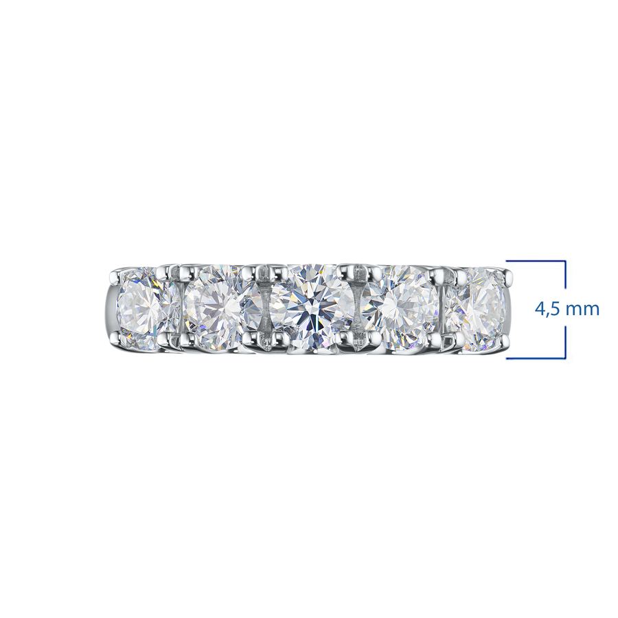 Классическое кольцо из белого золота э4712кц12162900_white — фото 2