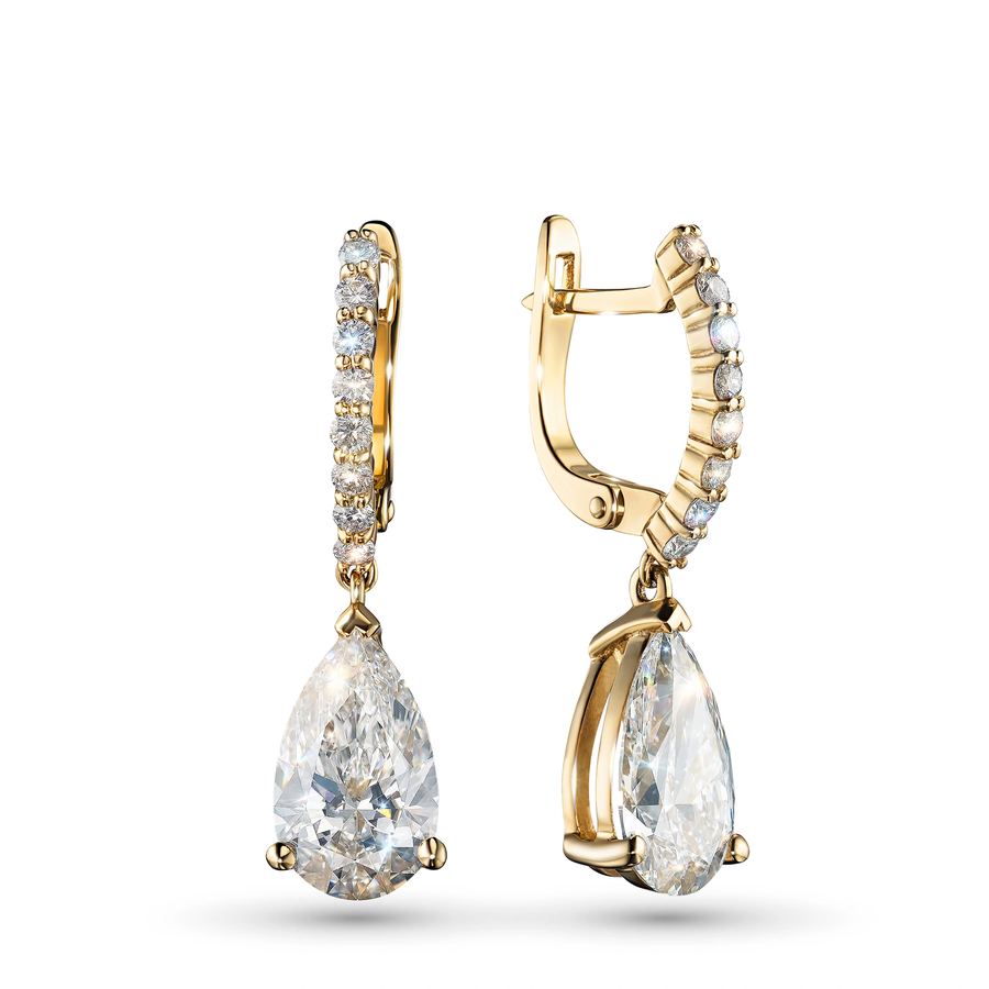 Серьги из желтого золота э0312сг08231102