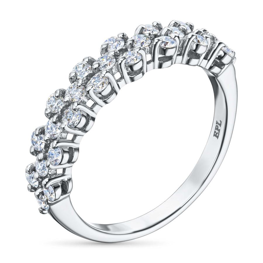 Классическое кольцо из белого золота э4712кц08160900_white