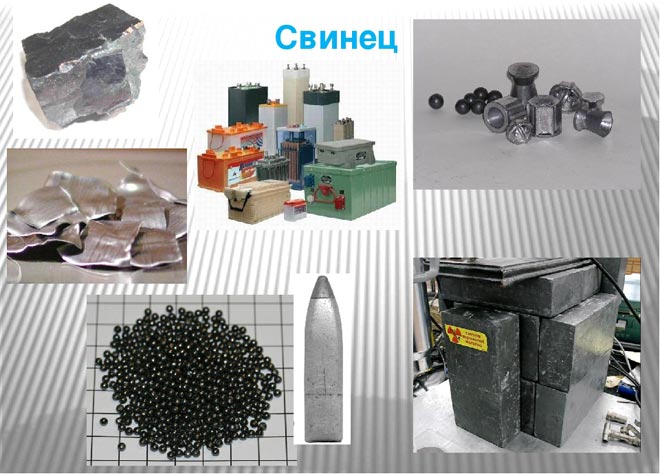 применение свинца