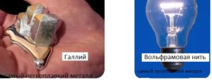 самый легкоплавкий и тугоплавкий металл